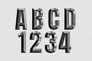 Metal Shine Font, a Font by Handmadefont (Thumbnail 8 of 9)