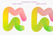 Grainy Gradient Backgrounds & Shapes, an Object Graphic by ArtIrisArt (Thumbnail 5 of 15)