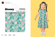 Bloomy — Vintage Patterns Collection, a Pattern Graphic by Designnina Shop (Thumbnail 5 of 11)