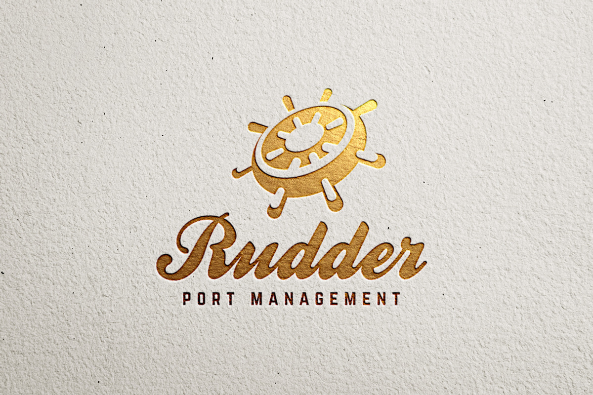Rudder/Helm Logo Template, a Branding & Logo Template by Snitovets (Photo 2 of 4)