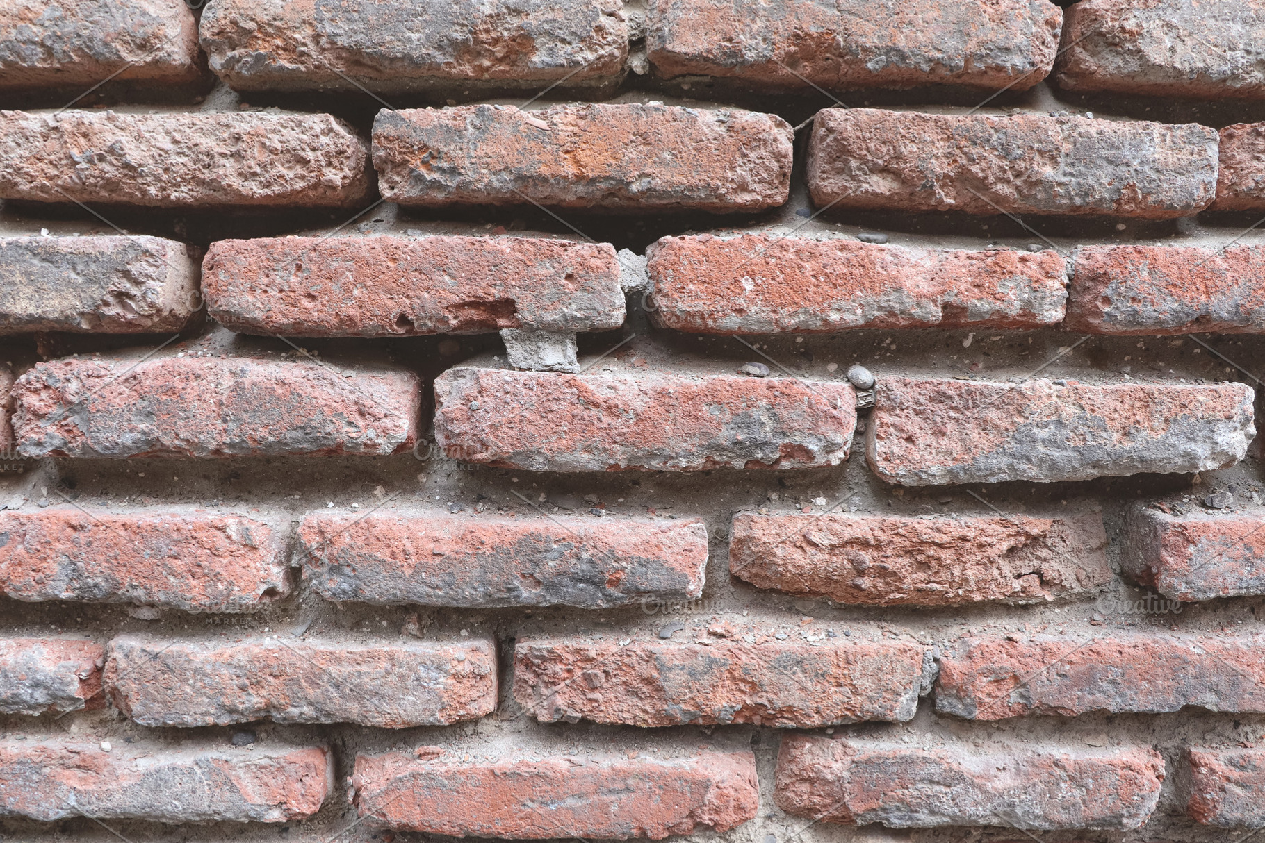 Old brick texture in close up, a Background Photo by Sir13
