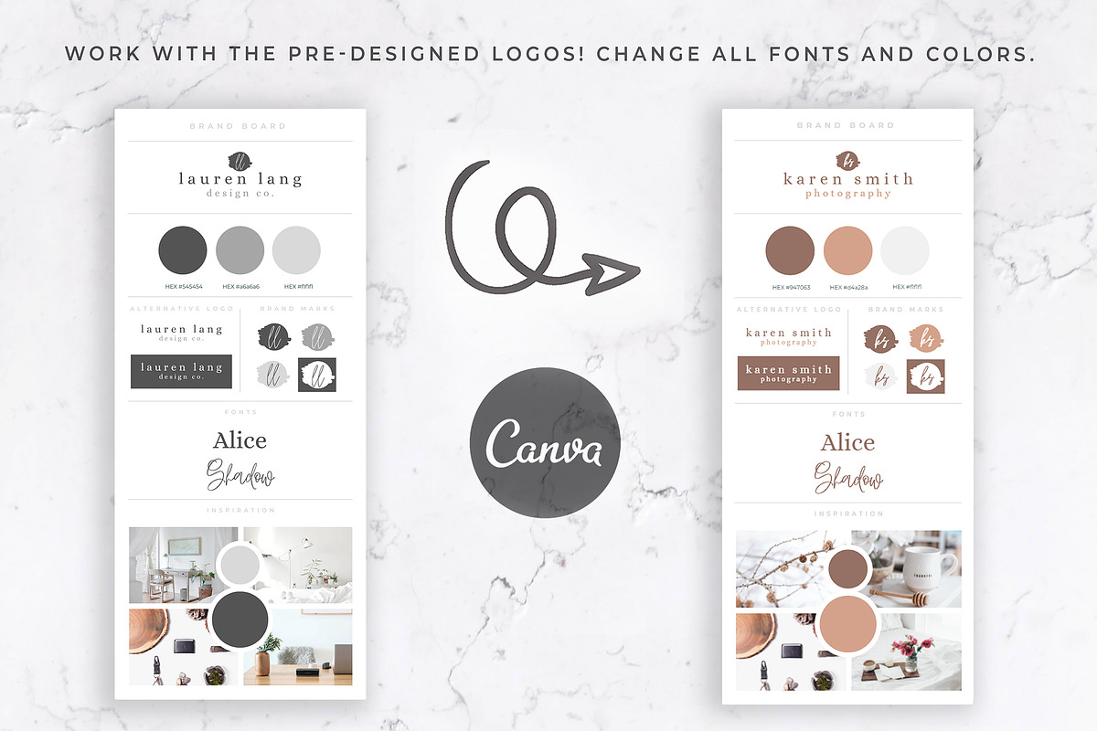 Brand Board Templates | Canva, a Presentation Template by Thirty One Palms Studio (Photo 3 of 5)