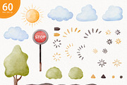 Construction Vehicle Clipart, a Transportation Illustration by TitaLivingArt (Thumbnail 4 of 10)