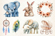 Boho Mothers Day Clipart, an Illustration by Dream Creation (Thumbnail 5 of 6)