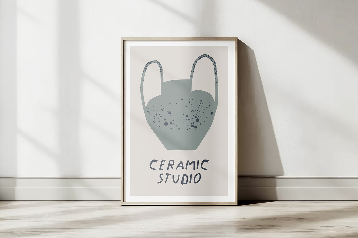 Modern pottery, ceramic vases set, a Decorative Illustration by Good Studio (Photo 16 of 20)