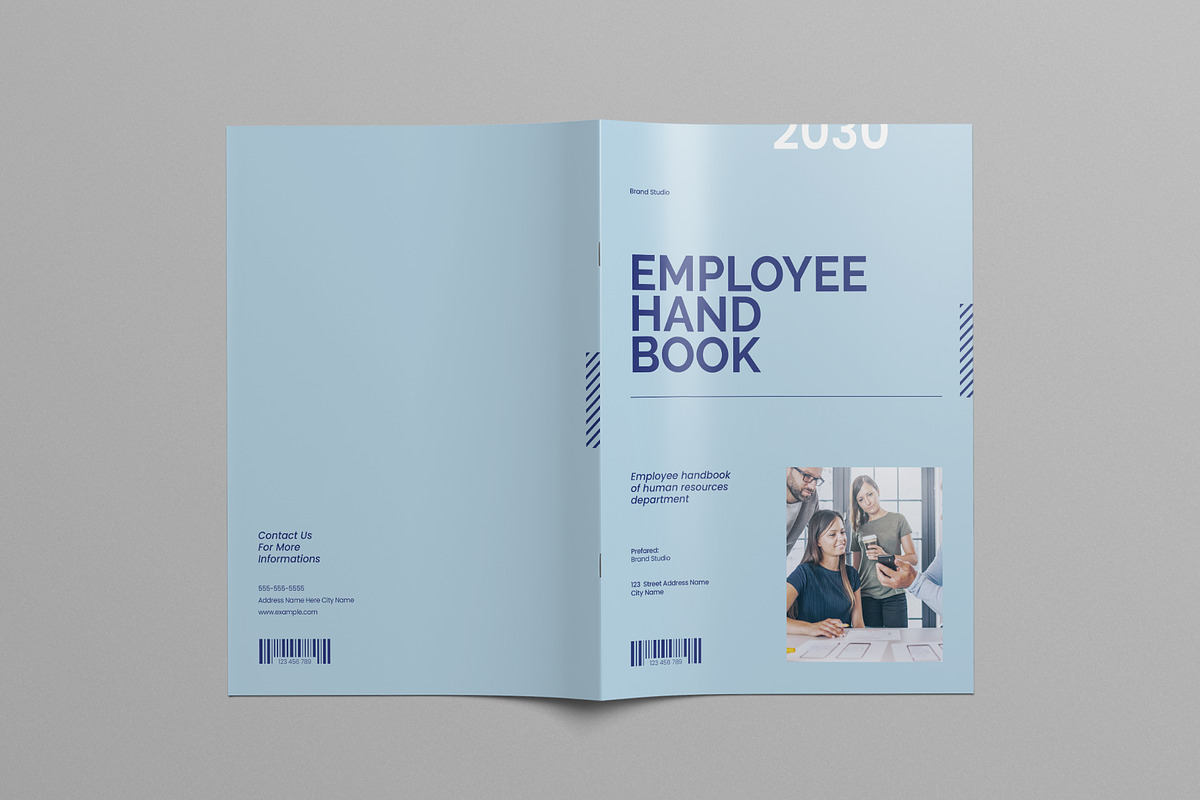 HR Employee Handbook | Canva, a Brochure Template by Pixelpick (Photo 8 of 9)