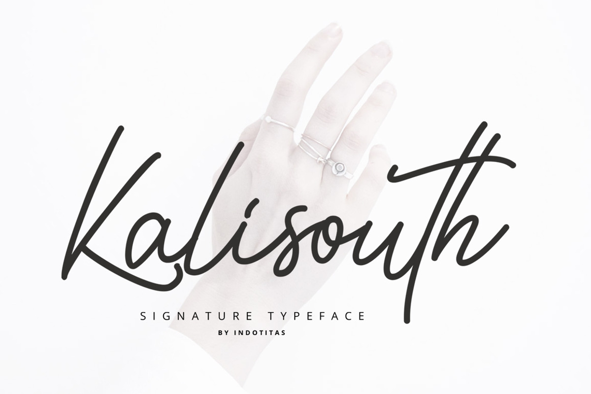 Kalisouth Signature Font