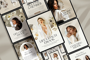 Life Coach Ebook Template Canva