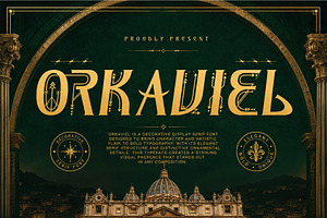 Orkaviel – Decorative Serif Font