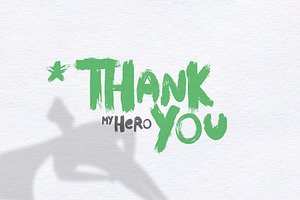 Hero Hand Drawn Font