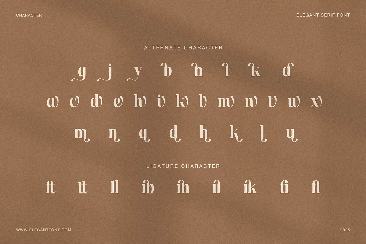 Collapse Elegant Serif Font, a Serif Font by Elegant Font (Photo 8 of 8)