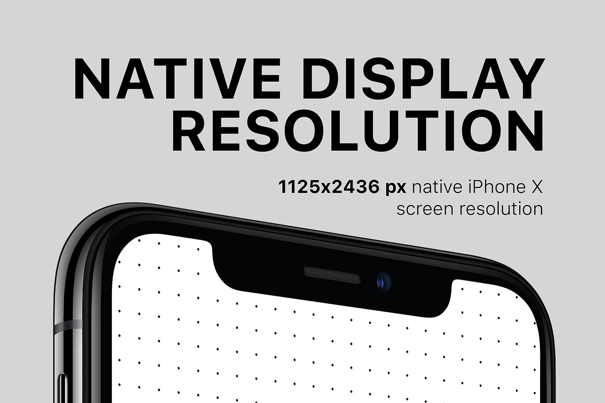 iPhone X Mockup - Slightly Rotated, an iPhone Mockup by Mockups & Illustrations (Photo 12 of 13)