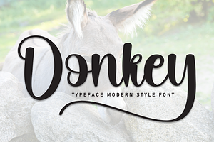 Donkey Script Font