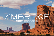 Ambridge | Modern Display Typeface, a Font by RS Design Co. (Thumbnail 1 of 4)