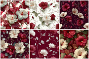 White Hibiscus Digital Paper, a Texture Graphic by CitraGraphics (Thumbnail 2 of 7)