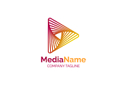 Play Button Colorful Modern Logo, a Branding & Logo Template by Art Studio Design (Thumbnail 2 of 2)