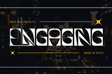 Engaging Stencil Font
