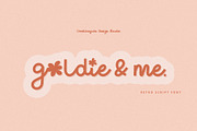 Goldie & Me Script Font, a Script Font by Creativeqube Design (Thumbnail 1 of 6)