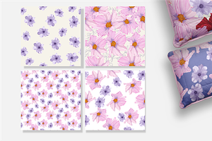 VERY PERI Flower Pattern Collection