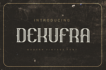 Dekufra Font