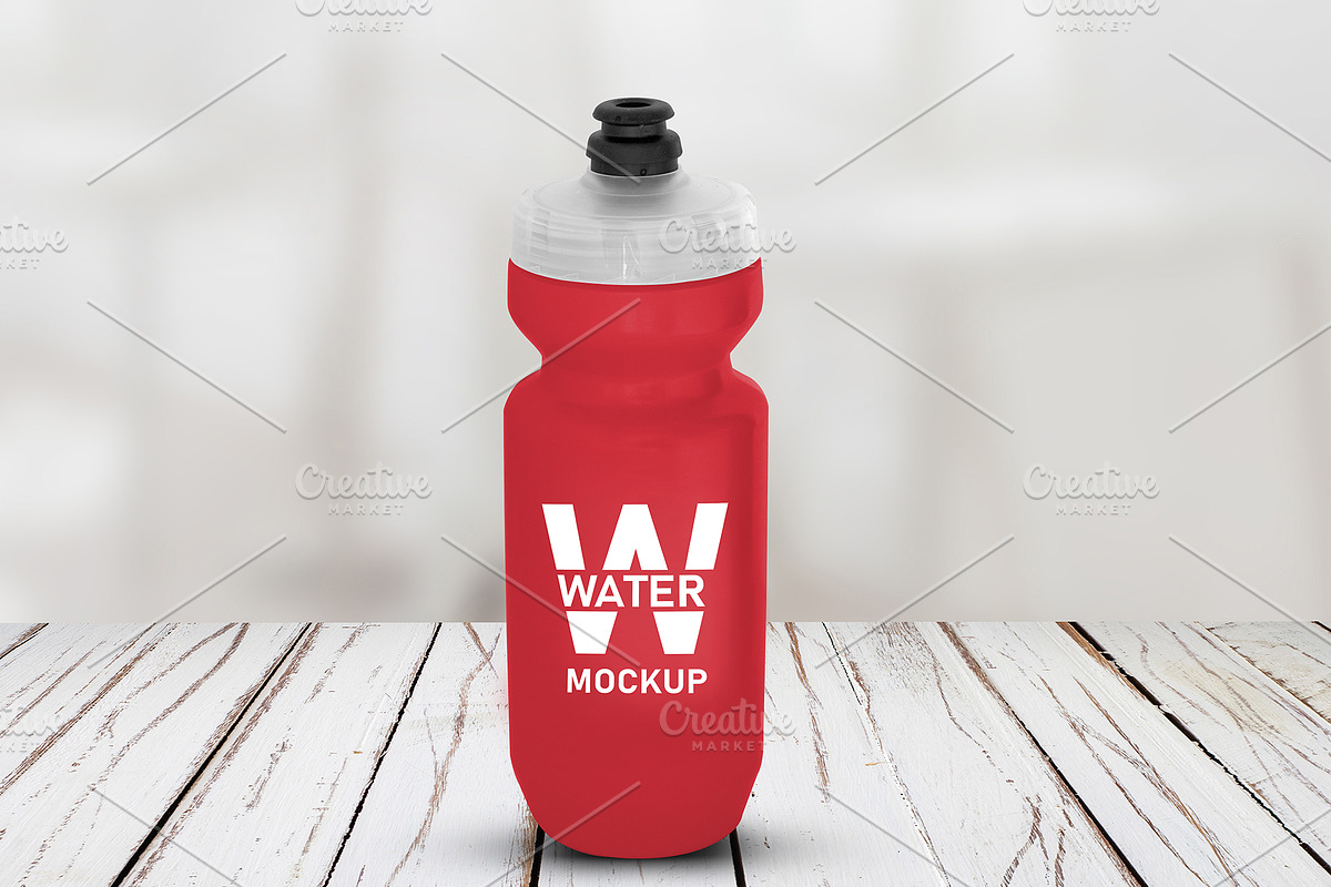 Plastic Water Bottle Mockup, a Cups & Container Mockup by Madjid (Photo 4 of 5)