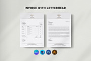 Canva Letterhead and Invoice Bundle, a Stationery Template by DesignDevisers (Thumbnail 1 of 17)