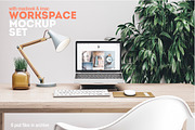 Workspace Mockup Set 5, a Mac Mockup by Best Pixels™ (Thumbnail 1 of 6)