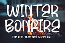 Winter Bonfire | Script Font