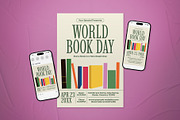 World Book Day Flyer Set, a Flyer Template by The Good Store (Thumbnail 1 of 2)