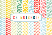 Chinoiserie Patterns Frames Labels, a Pattern Graphic by Clover & Lilly (Thumbnail 4 of 6)