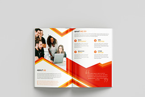 Modern Annual Report Template Design