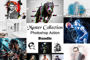 Master Collection Ps Action Bundle, an Action Add-On by Studio Retouch