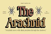 Kapvile 3D, a Serif Font by Craft Supply Co. (Thumbnail 4 of 8)