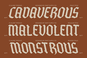 CS Alore Blackletter Font