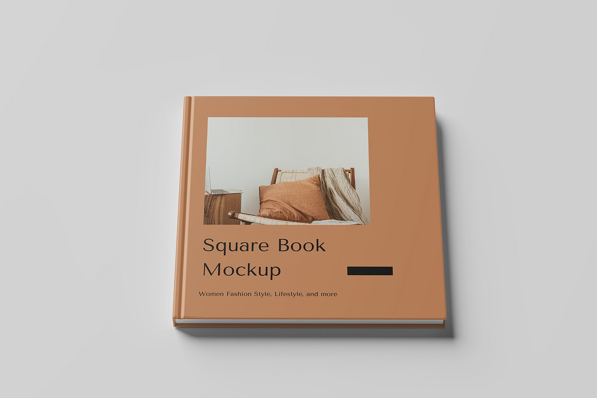 Square Book Mockup, a Books & Magazine Mockup by Tokobeta (Photo 11 of 13)