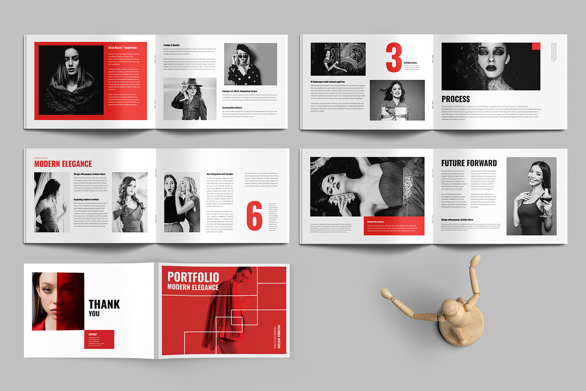 Fashion Portfolio Design, a Brochure Template by MightyDesign (Photo 3 of 6)