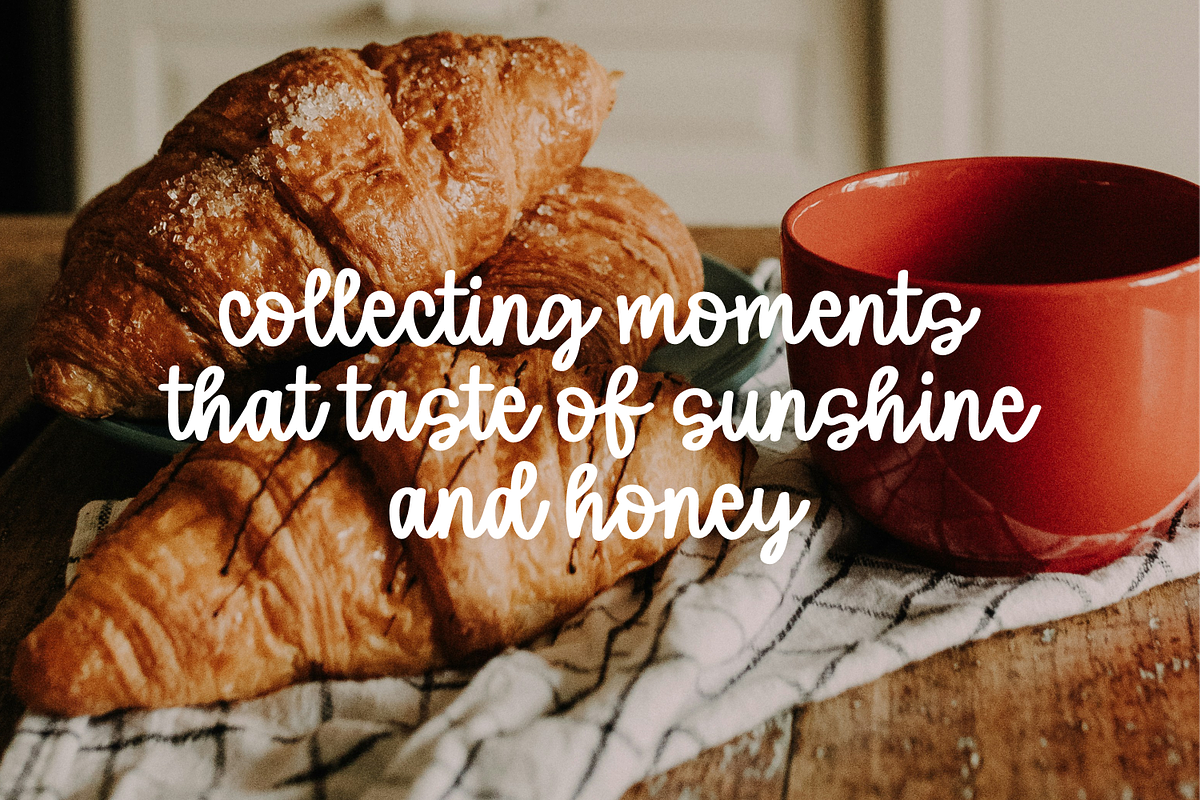 Honey and Lemon - Handwritten Font, a Handwritten Font by Keithzo (Photo 5 of 12)