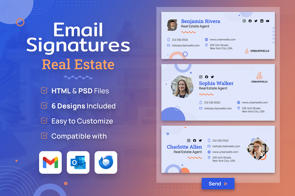 Email Signature - Real Estate, an Email Template by Brandify Studio (Photo 1 of 3)