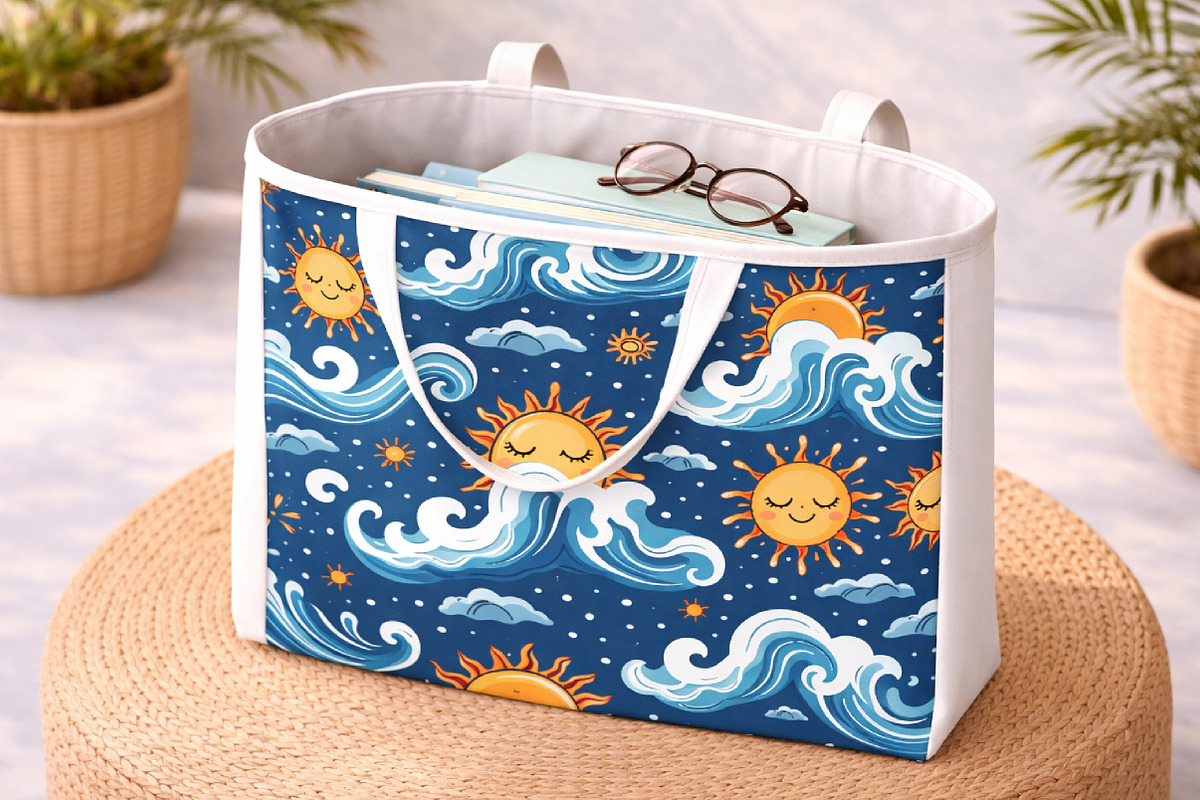 Coastal Nautical Seamless Pattern, a Pattern Graphic by Canvas Craft