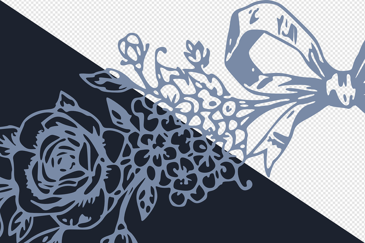 Blue Baroque Chinoiserie Collection, a Decorative Illustration by marie dricot (Photo 8 of 9)