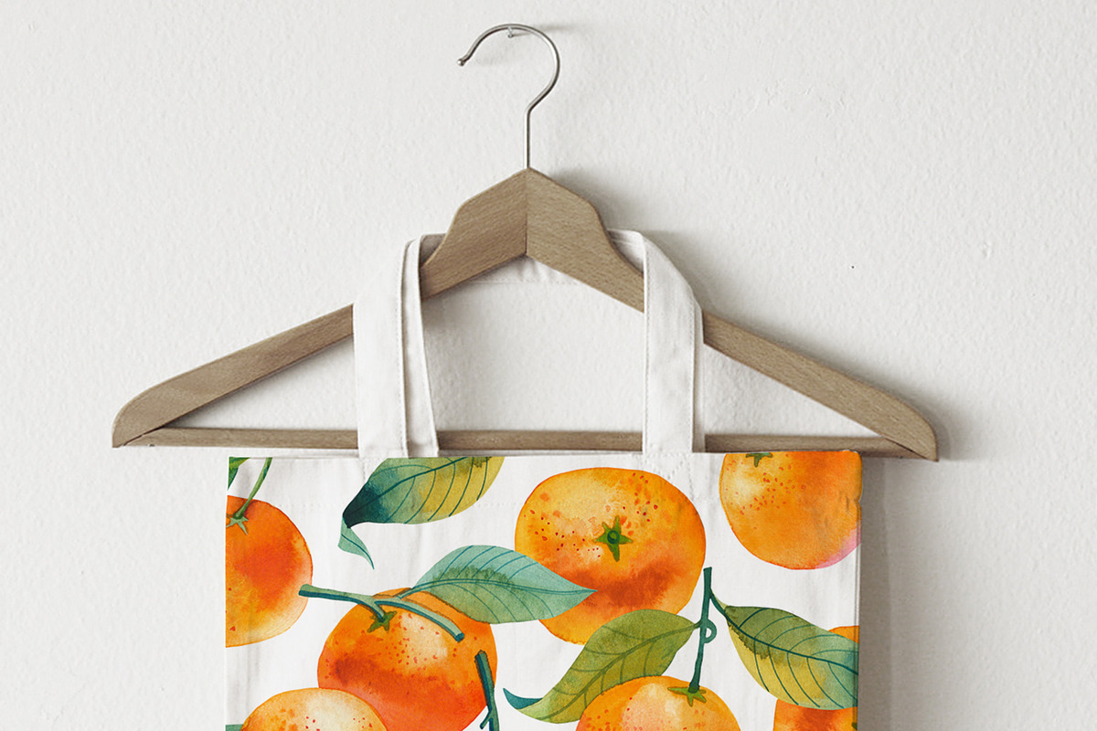 Watercolor Mandarin Fruits Vol. 1, a Food Illustration by Olga Begak Art & Design (Photo 10 of 10)