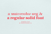 Kimberly - Watercolor svg + regular, a Font by ReveryWorks (Thumbnail 12 of 12)