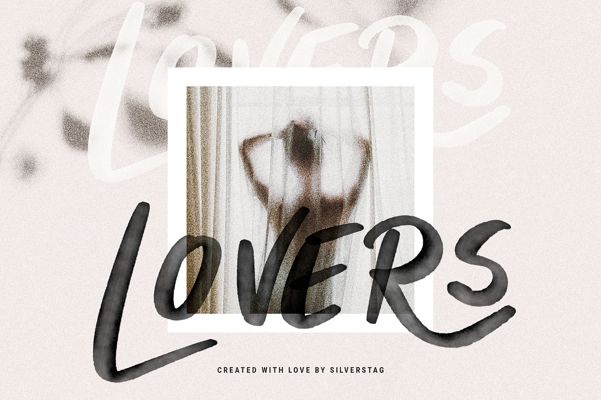 CHIC LOVERS - Watercolor SVG Font, a Script Font by SilverStag Type Foundry (Photo 13 of 14)