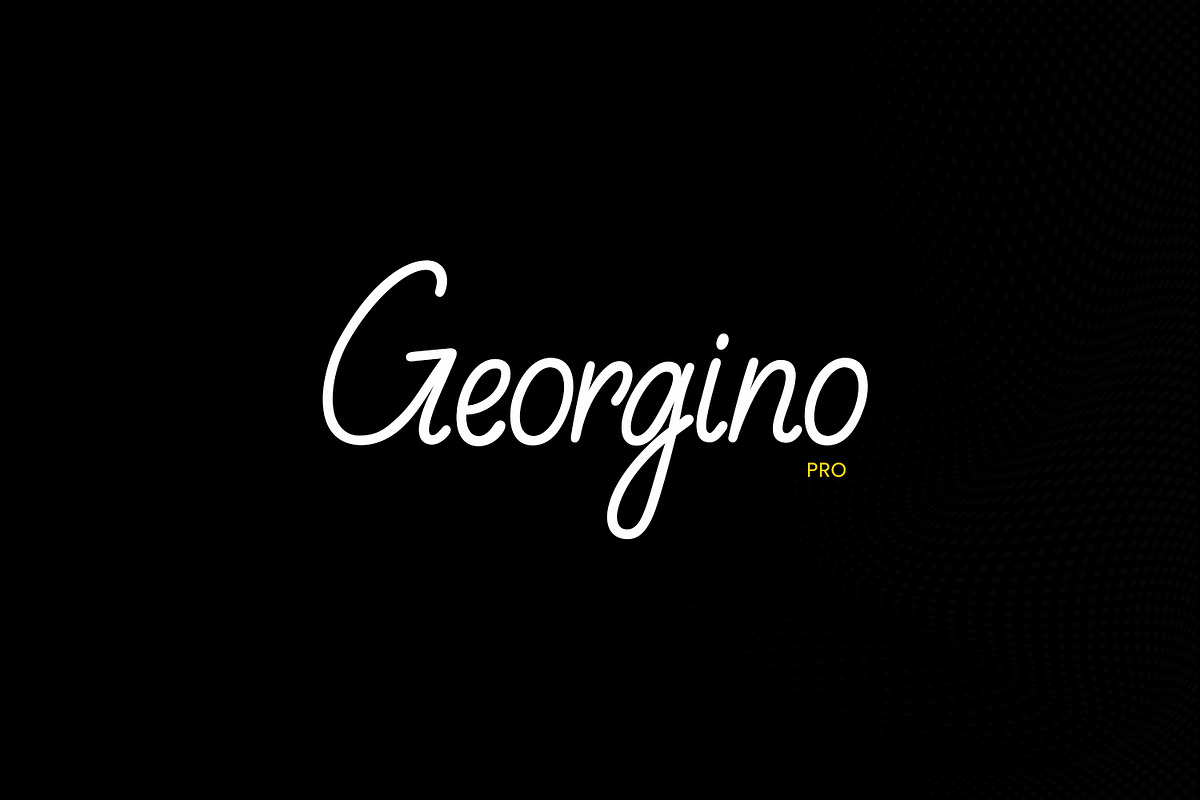 Georgino Handwritten Typeface, a Script Font by Foxtype (Photo 1 of 8)