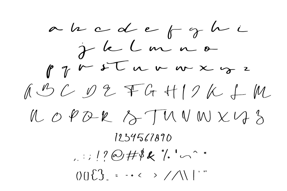 Serious Font preview 5
