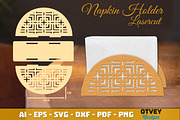 Rattan Napkin Holder Lasercut BUNDLE, an Object Graphic by OTVEY DESIGN (Thumbnail 5 of 13)