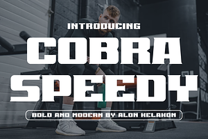 Cobra Speedy, a Serif Font by alon kelakon