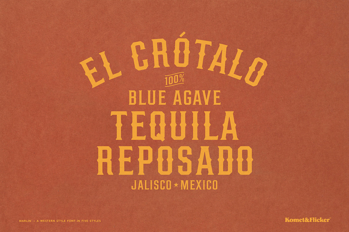 MARLIN - A Western Style Font, a Serif Font by Komet & Flicker (Photo 13 of 15)