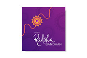 Happy Raksha Bandhan Greeting Card, a Decorative Illustration by PsychocheArt (Thumbnail 2 of 3)