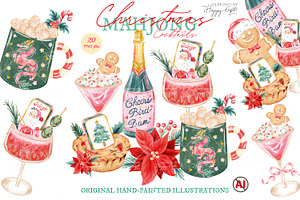 Christmas Mahjong Cocktails